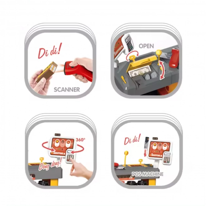 Supermercati interattivi per bambini con accessori