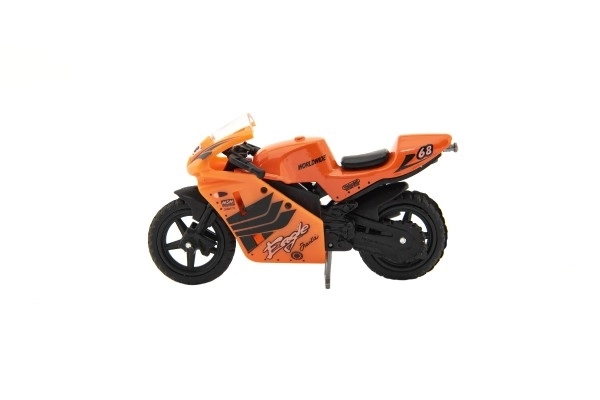 Modello Di Motocicletta Da Corsa In Metallo/Plastica 8cm