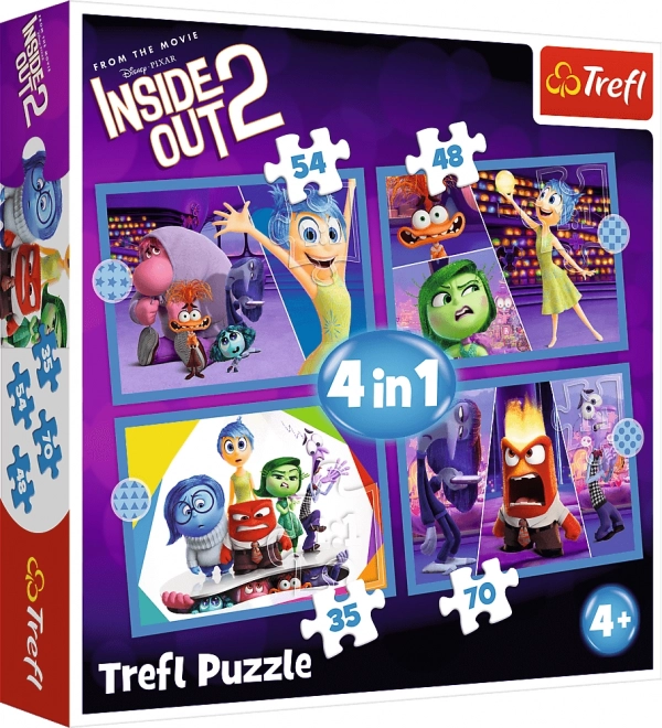 Puzzle 4 in 1 Emozioni Dominanti Inside Out 2