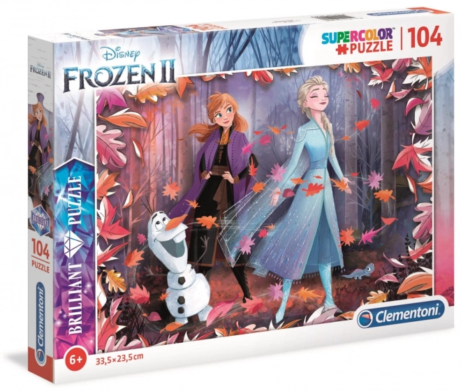 Puzzle brillante Frozen 2 di Clementoni, 104 pezzi