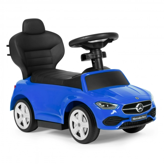 Auto spingi e corri per bambini con licenza Mercedes C Class - Blu