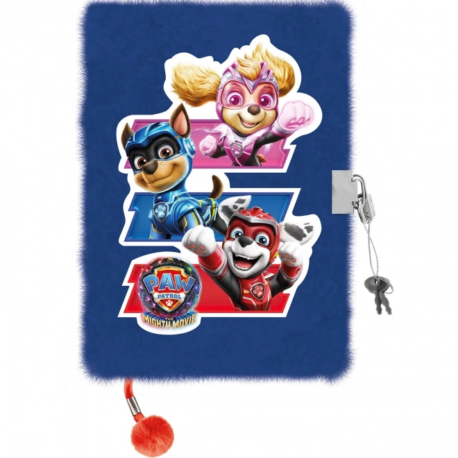 Diario soffice Paw Patrol con lucchetto