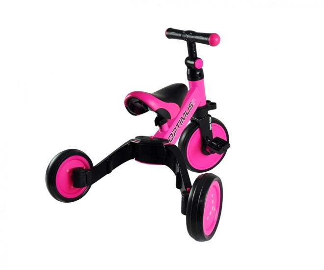 3 in 1: triciclo, modalità a pedali e balance bike
