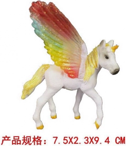 Figura di unicorno con ali