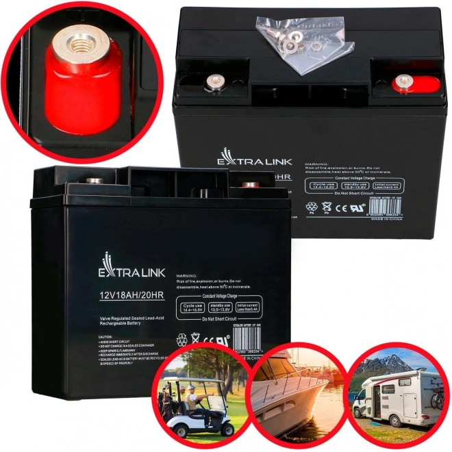 Batteria AGM 12V 18AH