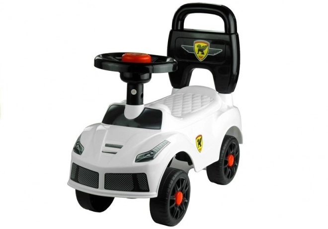 Auto Bambino con Clacson e Adesivi Bianco