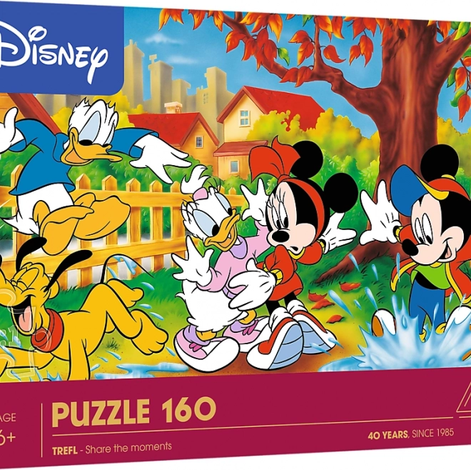 Puzzle Gioco nelle Pozzanghere 160 pezzi
