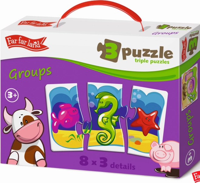 Puzzle Far Far Land trio set