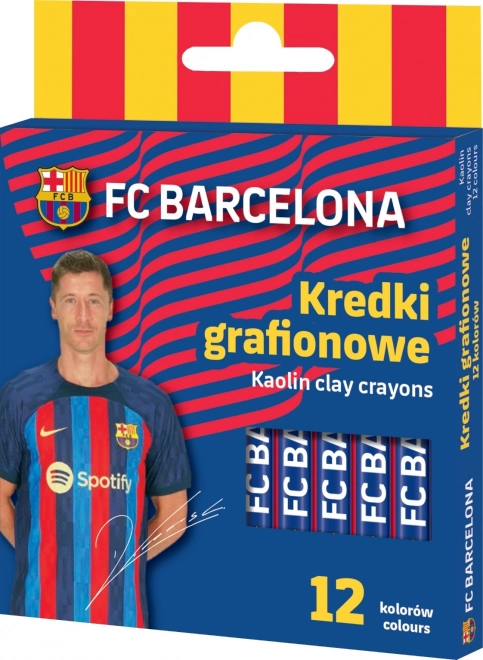 Pastelli a cera FC BARCELONA ASTRA, 12 pz