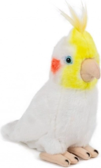 cocorita ciuffata di peluche 21 cm
