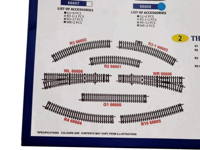 Binari Metallici per Treno Starter HO Curve e Deviatore