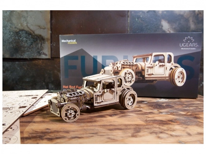 Puzzle meccanico in legno Ugears Hot Rod Furious