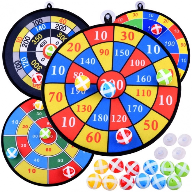 Gioco di precisione con dischi e palline a strappo