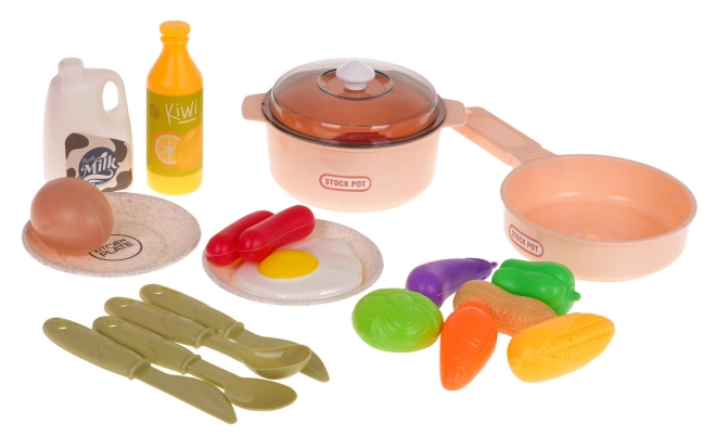 Cucina gioco con suoni e luci per bambini – rosa