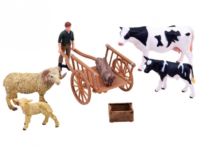 Set di figure animali da fattoria – C