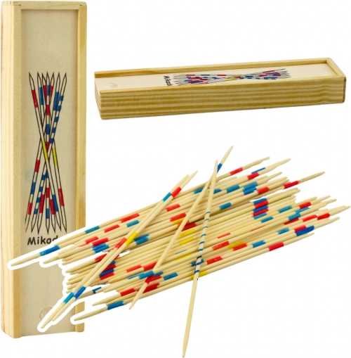 Gioco di famiglia in legno Mikado – 41 bastoncini
