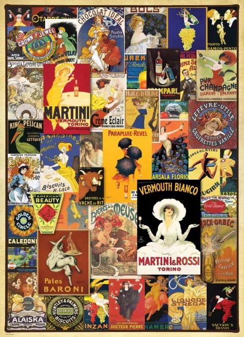 Puzzle Vintage Poster 1000 Pezzi Eurographics