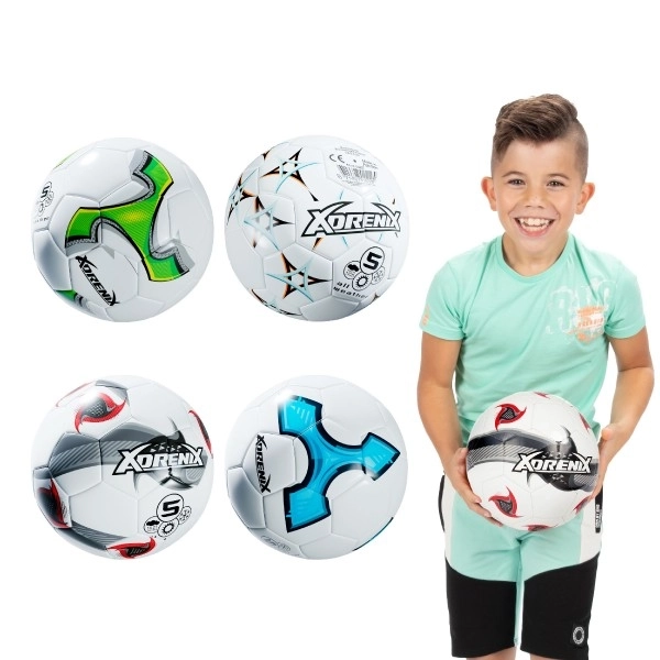 Pallone da calcio 23cm misura 5 cucito a due colori