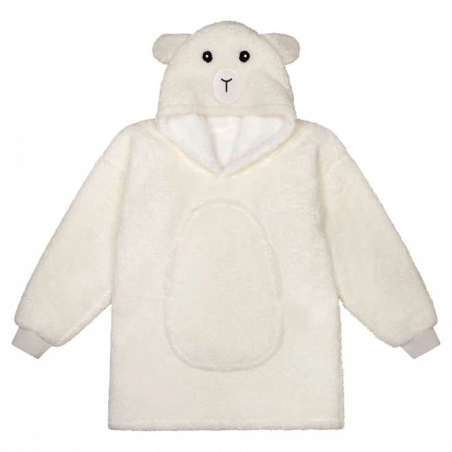 Morbida coperta con cappuccio per bambini - Pecorella di Cozy Noxxiez