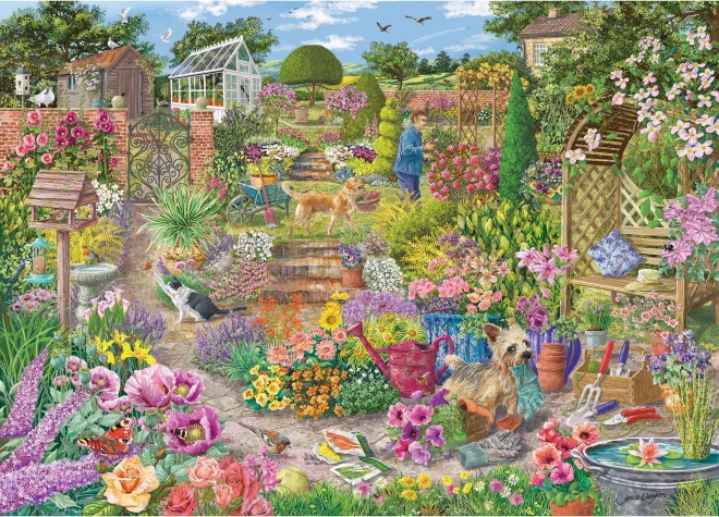 Puzzle Giardino Fiorito 1000 Pezzi