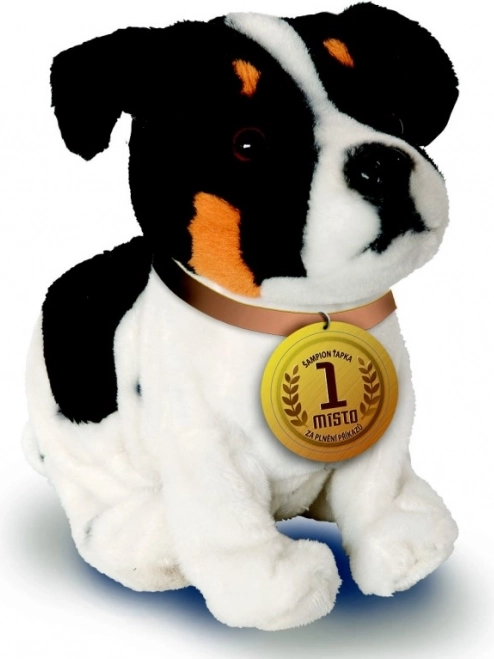 Cagnolino interattivo 'apka 23 cm bianco e nero