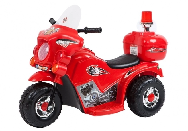 Moto elettrico rosso per bambini