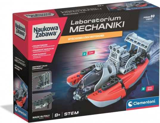 Meccanica da laboratorio – motoscafo CLEMENTONI