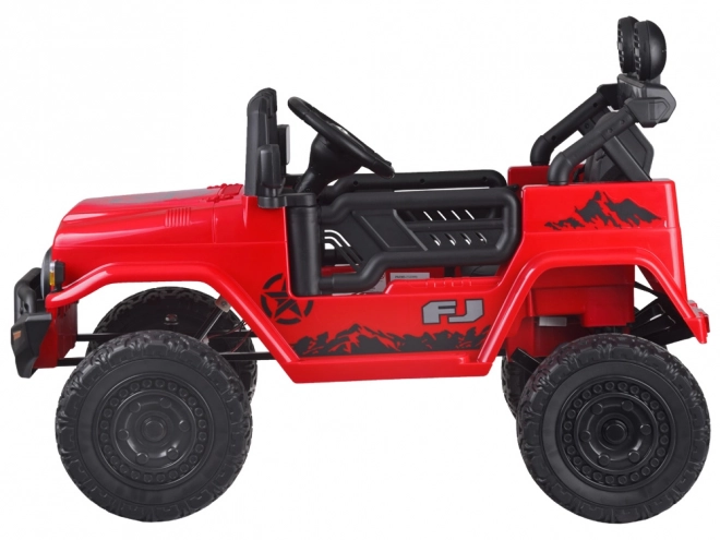 Macchina Elettrica Toyota FJ Cruiser per Bambini – Rosso