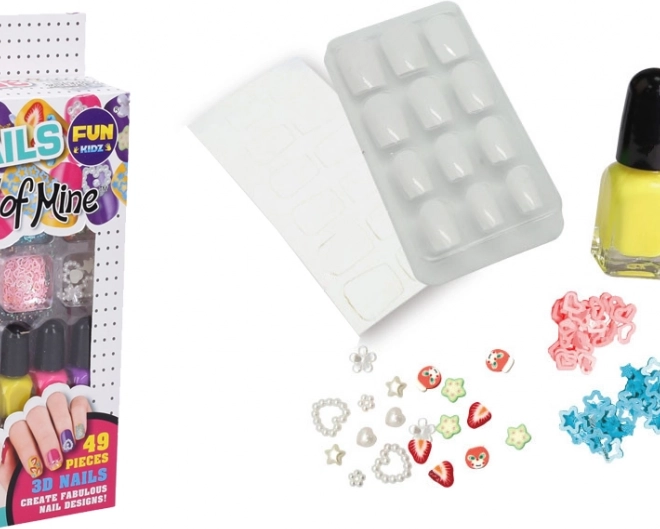 Set 3D per unghie per bambini