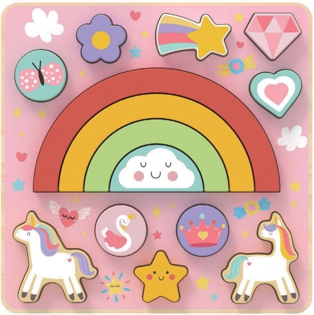 Puzzle di equilibrio Unicorno 2 in 1