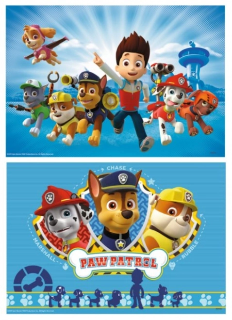 Puzzle Ryder Paw Patrol 2x12 pezzi Ravensburger