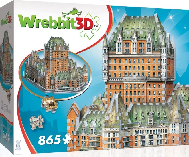 Puzzle 3D Le Château Frontenac di Wrebbit