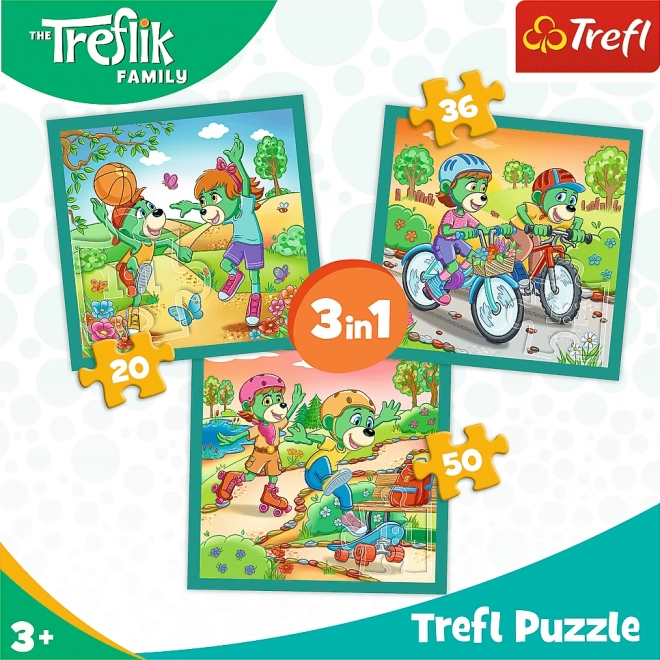 Puzzle 3 in 1: Incontra i Treflik