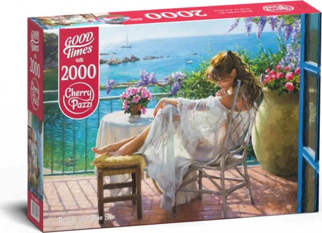 Puzzle Bella e il mare blu 2000 pezzi