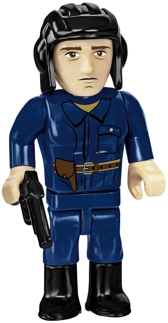 Minifigure del carrista e interno dettagliato