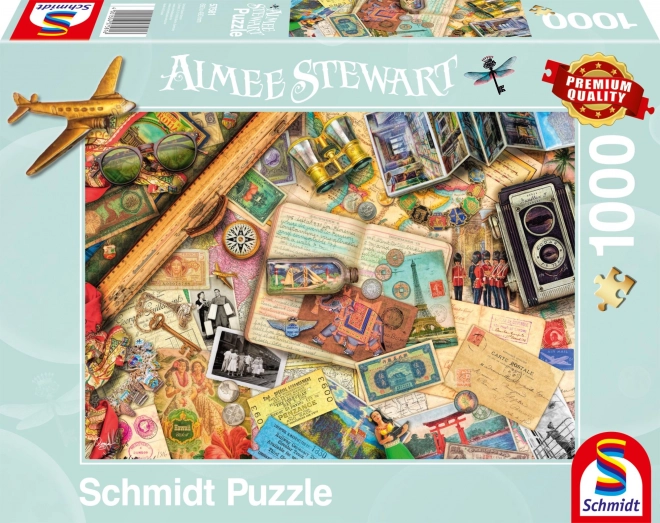 Puzzle Ricordi di viaggio 1000 pezzi