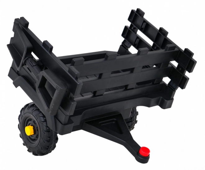 Trattore di titanio con rimorchio nero