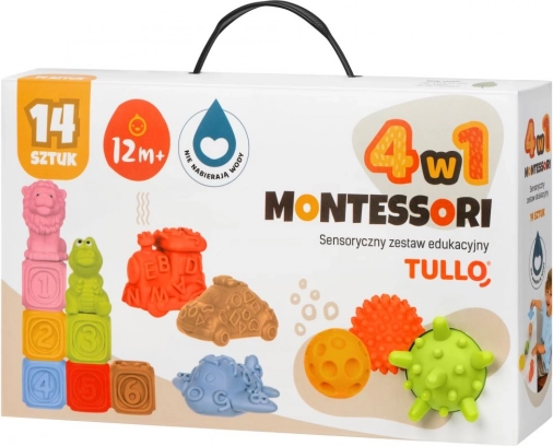 Set sensoriale di giocattoli Veicoli 14 pezzi