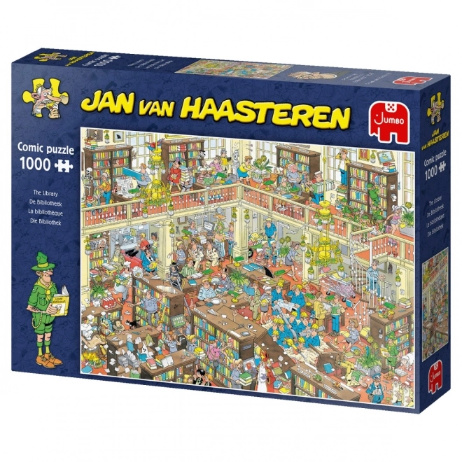 Puzzle JUMBO biblioteca di Jan van Haasteren 1000 pezzi