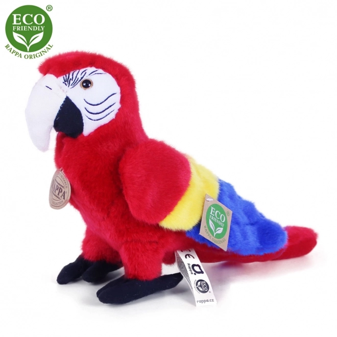 Pappagallo In Peluche Rosso Ara Arakanga