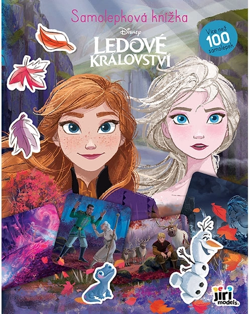 Libro di adesivi illustrato Regno di Ghiaccio
