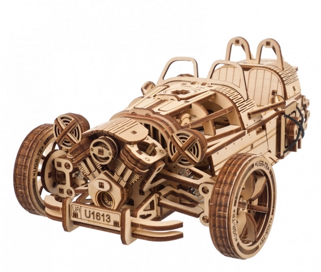 Puzzle meccanico 3D in legno Ugears Triciclo