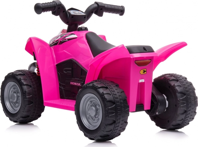 Quad elettrica per bambini Honda 6V con melodie ATV Rosa