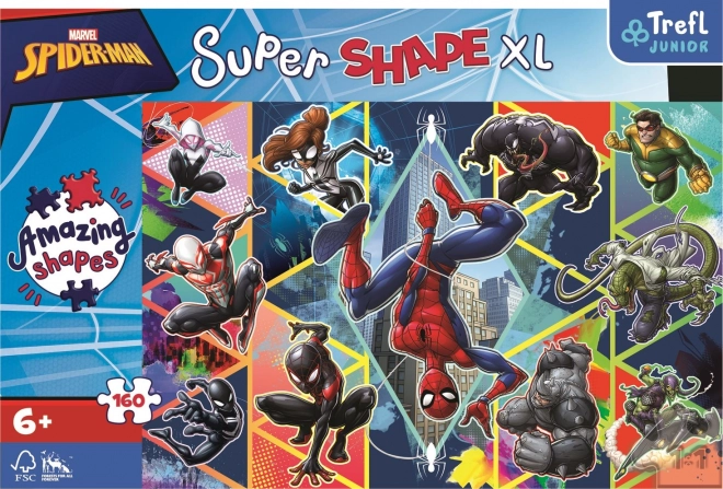 Puzzle Super Shape XL Spiderman 160 pezzi