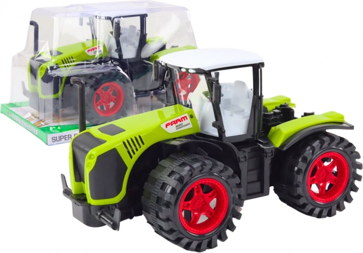 Trattore agricolo Grande trazione a frizione Veicolo agricolo verde