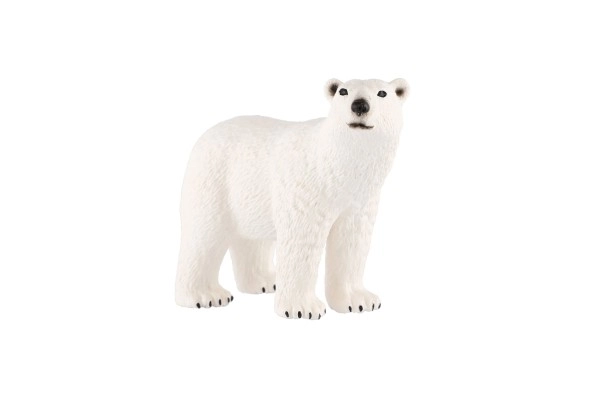 Orso polare Zooted plastica 10 cm in sacchetto