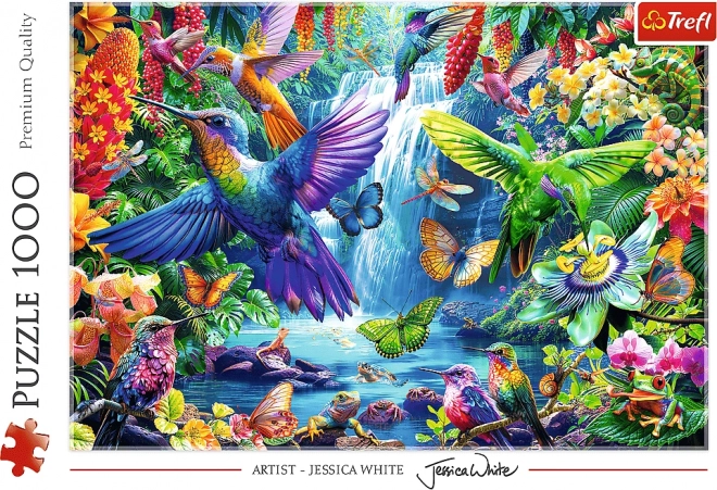 Puzzle Colibrì nei Tropici 1000 Pezzi