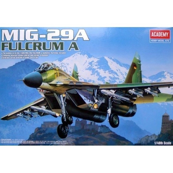 Modello in plastica del MiG-29A Fulcrum