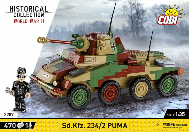 Set di Costruzione Veicolo Corazzato Sd.Kfz. 234/2 Puma