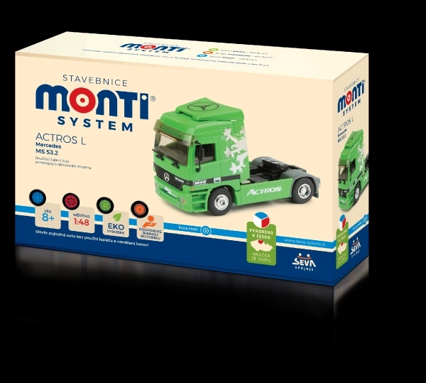 Costruzione Monti System Camion Actros Verde